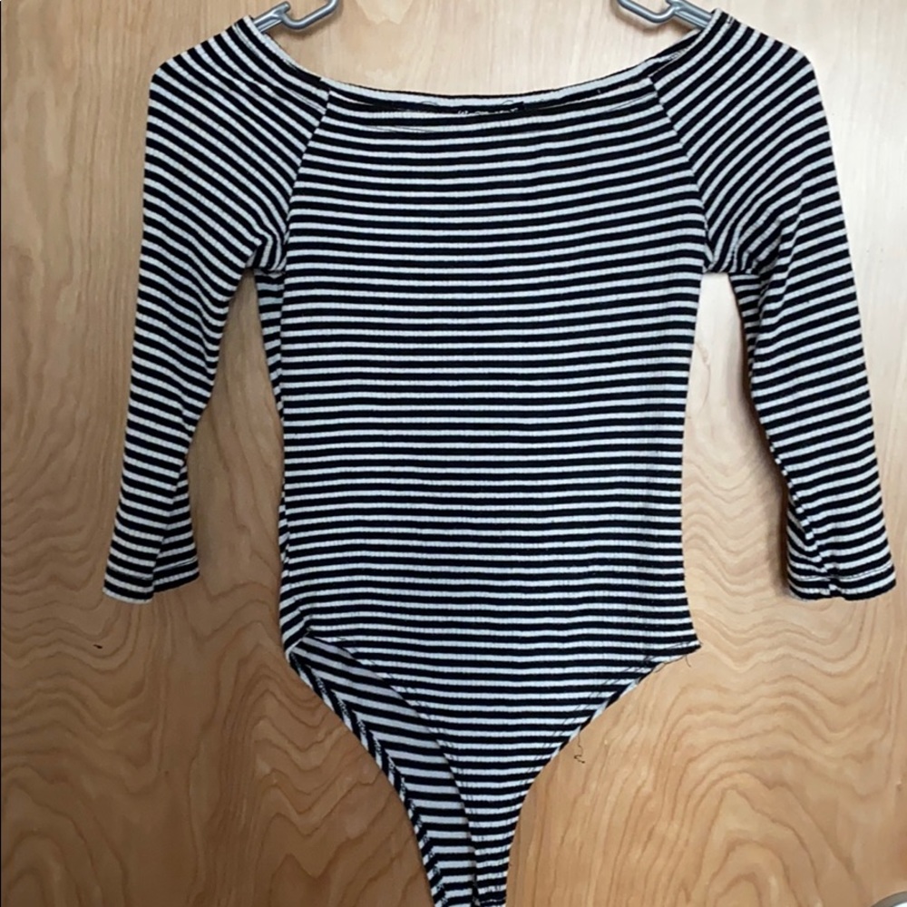 Off the shoulder body suit